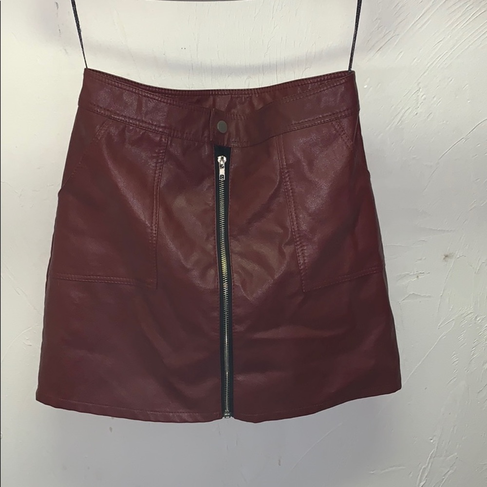 faux Leather skirt